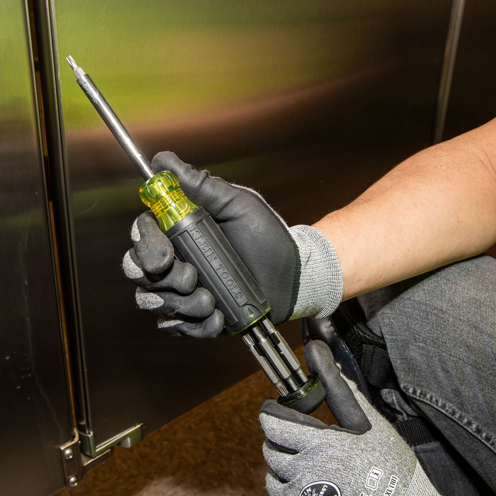 MultiBit Screwdriver, Tamperproof, 15Piece 32291 Klein Connection