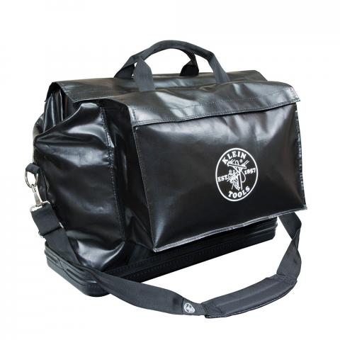 Tool Bag, Vinyl Equipment Bag, Black, Large main product view