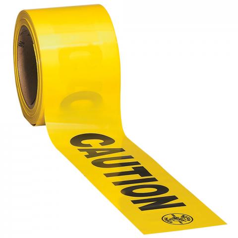 Caution Tape, Barricade, CAUTION, Yellow, 3-Inch x 200-Foot main product view