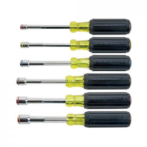 Nut Driver Set, Magnetic Nut Drivers, Heavy Duty, 6-Piece main product view