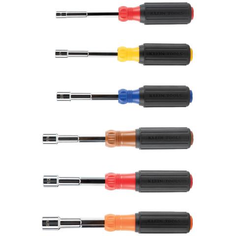 Color-Coded Hollow-Shaft Heavy-Duty Nut Driver Set, 6-Piece main product view