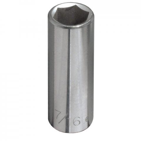 7/16-Inch Deep 6-Point Socket, 1/4-Inch Drive main product view