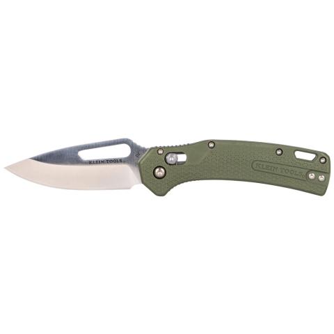 KTO Resurgence Knife, Drop Point Blade, Moss Green Handle main product view