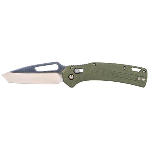 KTO Resurgence Knife, Tanto Blade, Moss Green Handle main product view