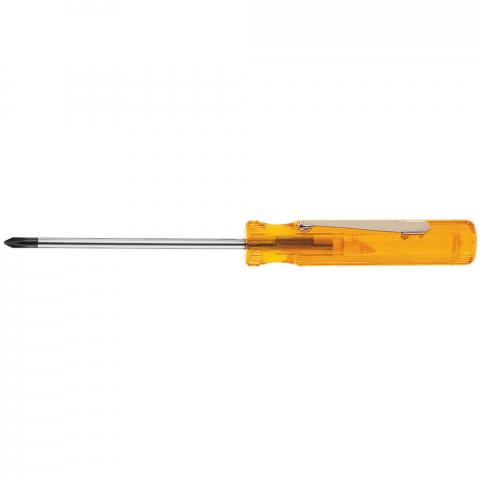 #0 Phillips Pocket Clip Screwdriver, 2-1/2-Inch Round Shank main product view