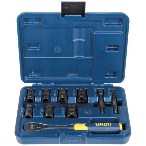 2-in-1 Flip Socket Combo Set, 1/4-Inch Drive, Ratchet, 10-Piece main product view