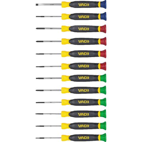 12-Piece Phillips, Slotted, TORX® Precision Screwdriver Set main product view
