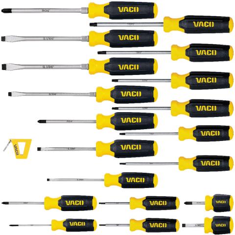 20-Piece Phillips, Slotted, TORX® Screwdriver Set with Magnetizer main product view