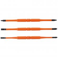 13157 - Screwdriver Blades, Insulated Double-End, 3-Pack