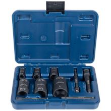 VAC4100 - 2-in-1 Flip Socket SAE Set, 1/4 and 3/8-Inch Drives, 10-Piece