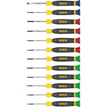 VAC7123 - 12-Piece Phillips, Slotted, TORX® Precision Screwdriver Set