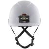 Safety Helmet, Non-Vented-Class E, with Rechargeable Headlamp, White view 5