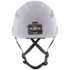 Safety Helmet, Vented-Class C, with Rechargeable Headlamp, White view 8