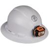 Hard Hat, Non-Vented, Full Brim Style with Headlamp view 1