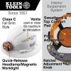 Hard Hat, Vented, Full Brim with Headlamp, White view 1
