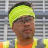 Neck and Face Cooling Band, High-Visibility Yellow view 1