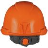 Hard Hat, Non-Vented, Cap Style with Headlamp, Orange view 3