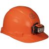 Hard Hat, Non-Vented, Cap Style with Headlamp, Orange view 1