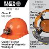 Hard Hat, Non-Vented, Cap Style with Headlamp, Orange view 1