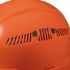 Hard Hat, Vented, Cap Style with Headlamp, Orange view 5