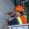 Hard Hat, Vented, Cap Style with Headlamp, Orange view 10