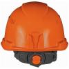 Hard Hat, Vented, Cap Style with Headlamp, Orange view 5