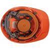 Hard Hat, Vented, Cap Style with Headlamp, Orange view 2