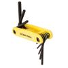 Grip-It® Hex Key Set, 9-Key, 4-1/2-Inch Handle, SAE Sizes view 1