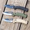 KTO Resurgence Knife, Drop Point Blade, Moss Green Handle view 2