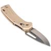 KTO Resurgence Knife, Drop Point Blade, Sand Handle view 5