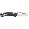 KTO Resurgence Knife, Tanto Blade, Black Handle view 6