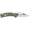 KTO Resurgence Knife, Clip Point Blade, Moss Green Handle view 5