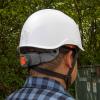 Safety Helmet, Non-Vented-Class E, with Rechargeable Headlamp, Blue view 10