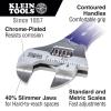 Slim-Jaw Adjustable Wrench, 4-Inch view 1