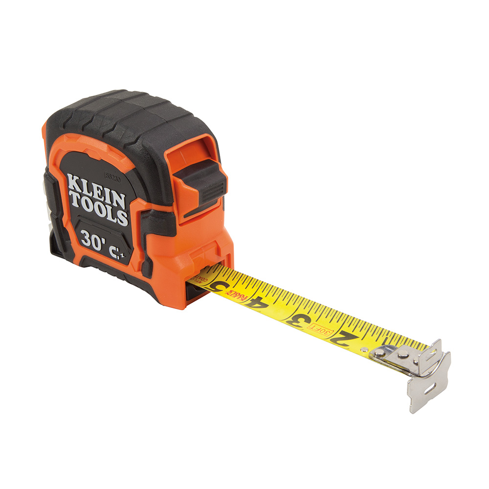 Tape Measure 30Foot DoubleHook 86230 Klein Connection
