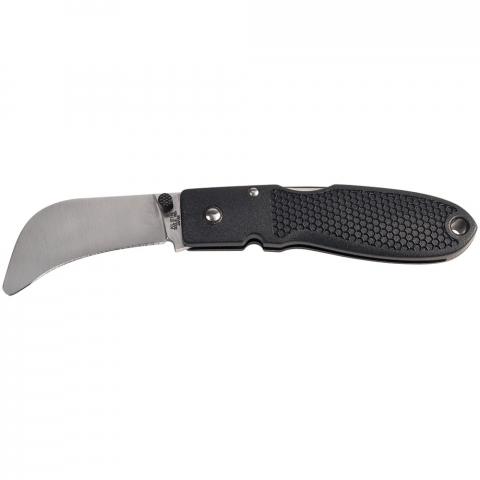 Hawkbill Lockback Round Tip Knife with Clip