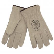 40014 - Lined Drivers Gloves, Suede Cowhide, Large