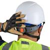 Safety Helmet, Non-Vented-Class E, with Rechargeable Headlamp, Blue Alternate Image 9